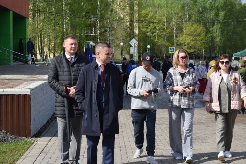 В Тукаевском районе зажгли Вечный огонь
