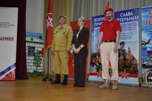 День призывника и посвящение учащихся Тукаевского района в ряды юнармии