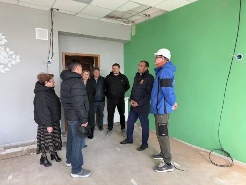 В селе Калмаш капитально ремонтируют школу