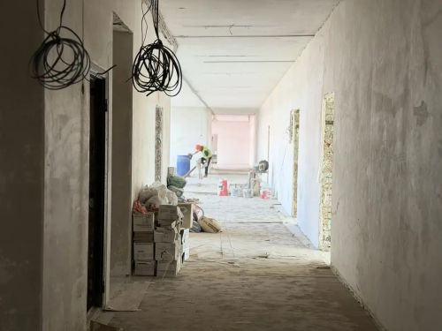 В селе Калмаш капитально ремонтируют школу