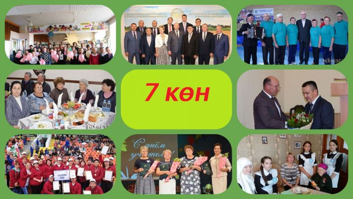 7 КӨНГӘ НӘТИҖӘ. РАЙОННЫҢ ТӨП ЯҢАЛЫКЛАРЫ