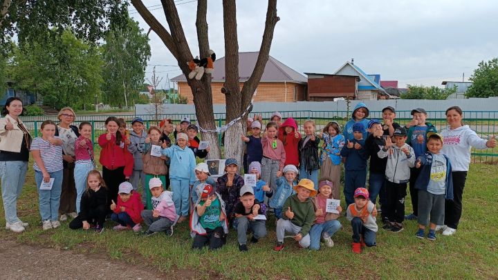 В Мелекесском СДК прошла квест-игра «По дорогам сказок А.С. Пушкина» для ребят летнего пришкольного лагеря