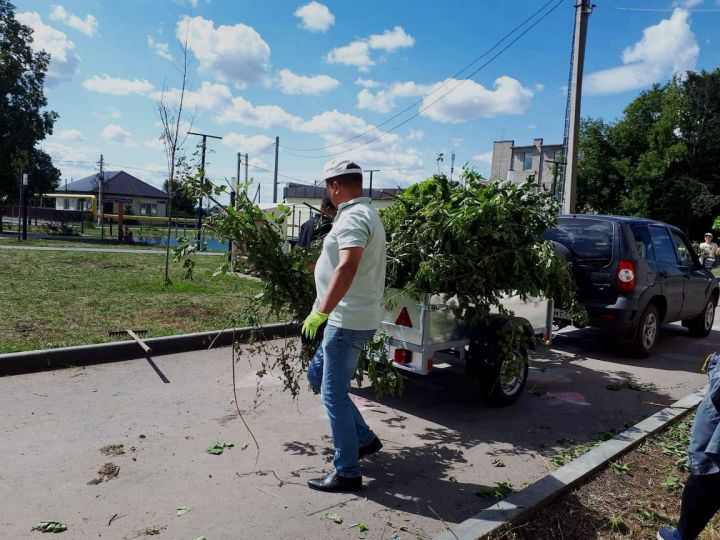 Кенәз авыл җирлегендә мәдәният һәм ял паркы территориясен төзекләндерү буенча “Авылыбызны гөлбакча итәрбез», дип аталган экологик акция узды