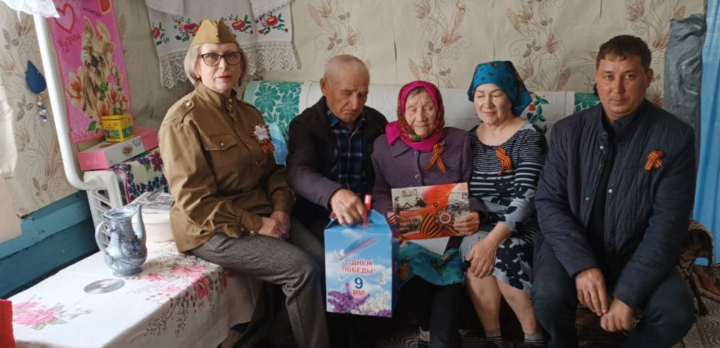 Тукаевский район: В преддверии дня победы проходит всероссийская акция “в гости к ветерану”