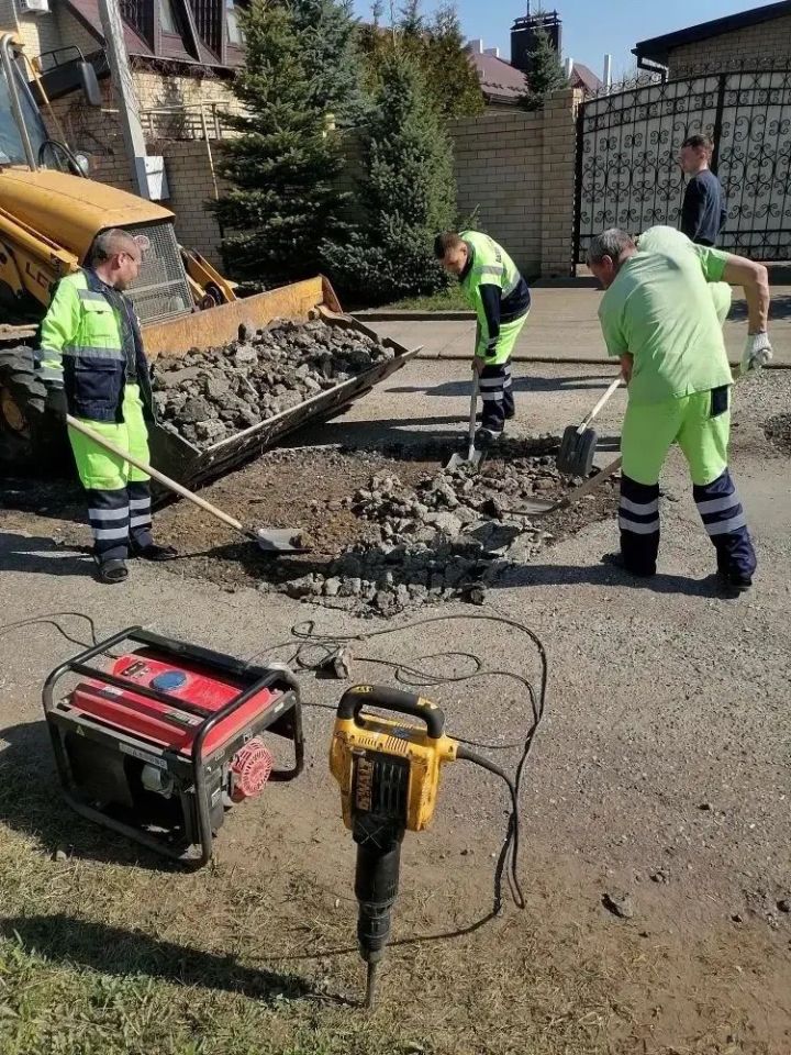 В Тукаевском районе отремонтируют более 1400 квадратных метров дорог