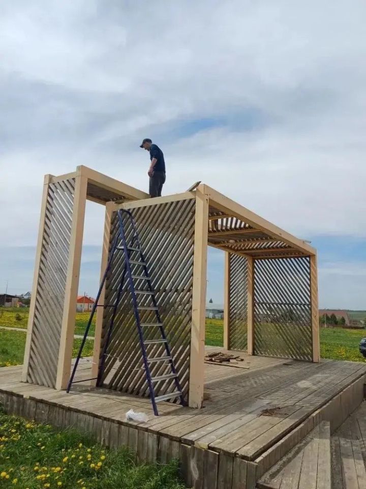 Обновленный парк в Старых Ерыклах станет центром семейного отдыха