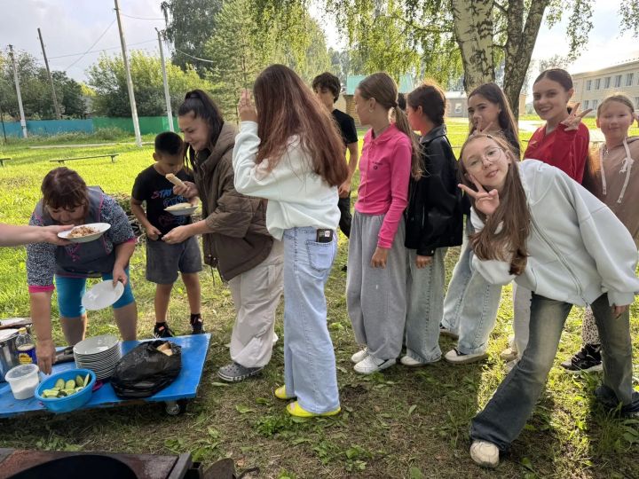 В лагере «Балкыш» ярко завершилась детская смена