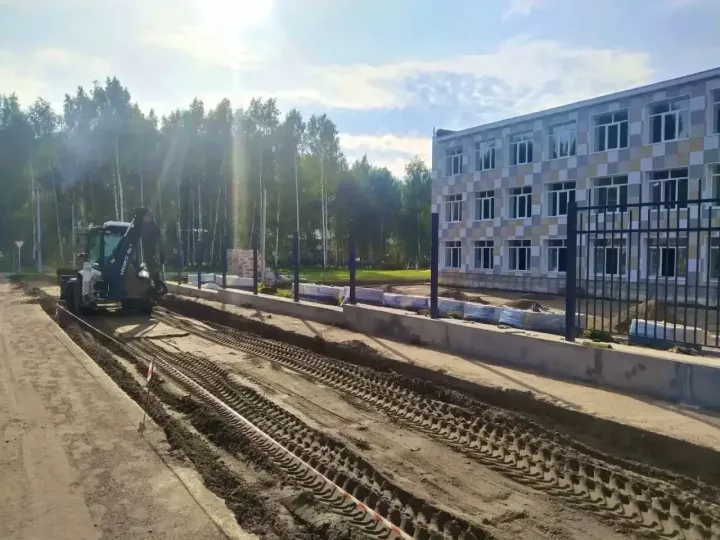 В поселке Новый завершается капитальный ремонт школы