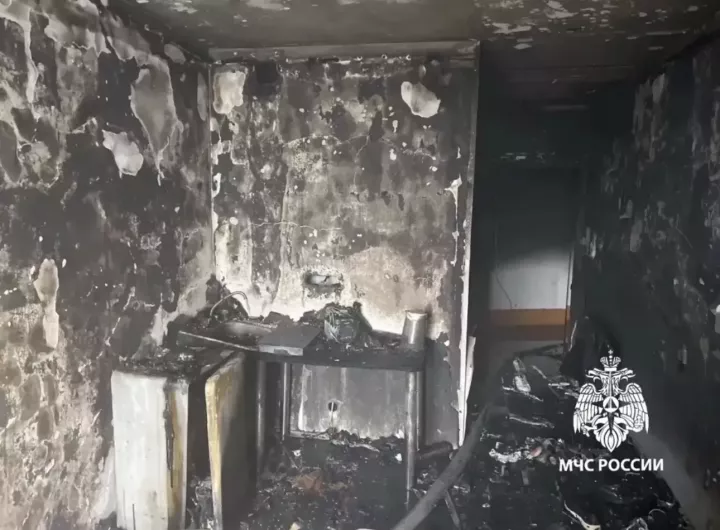 В Набережных Челнах на пожаре в девятиэтажке спасли младенца и двух взрослых