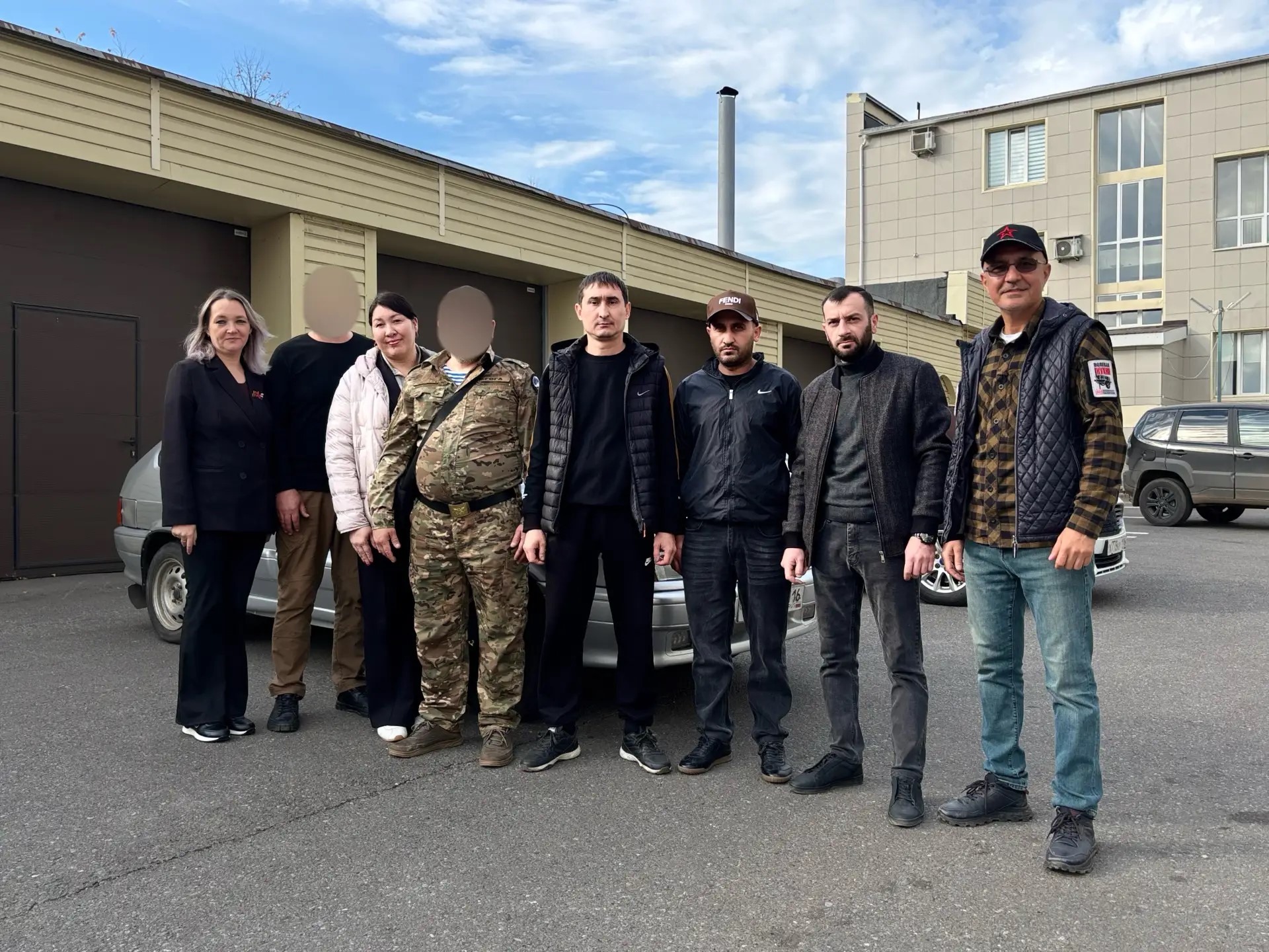 В Тукаевском районе на фронт передали автомобиль.