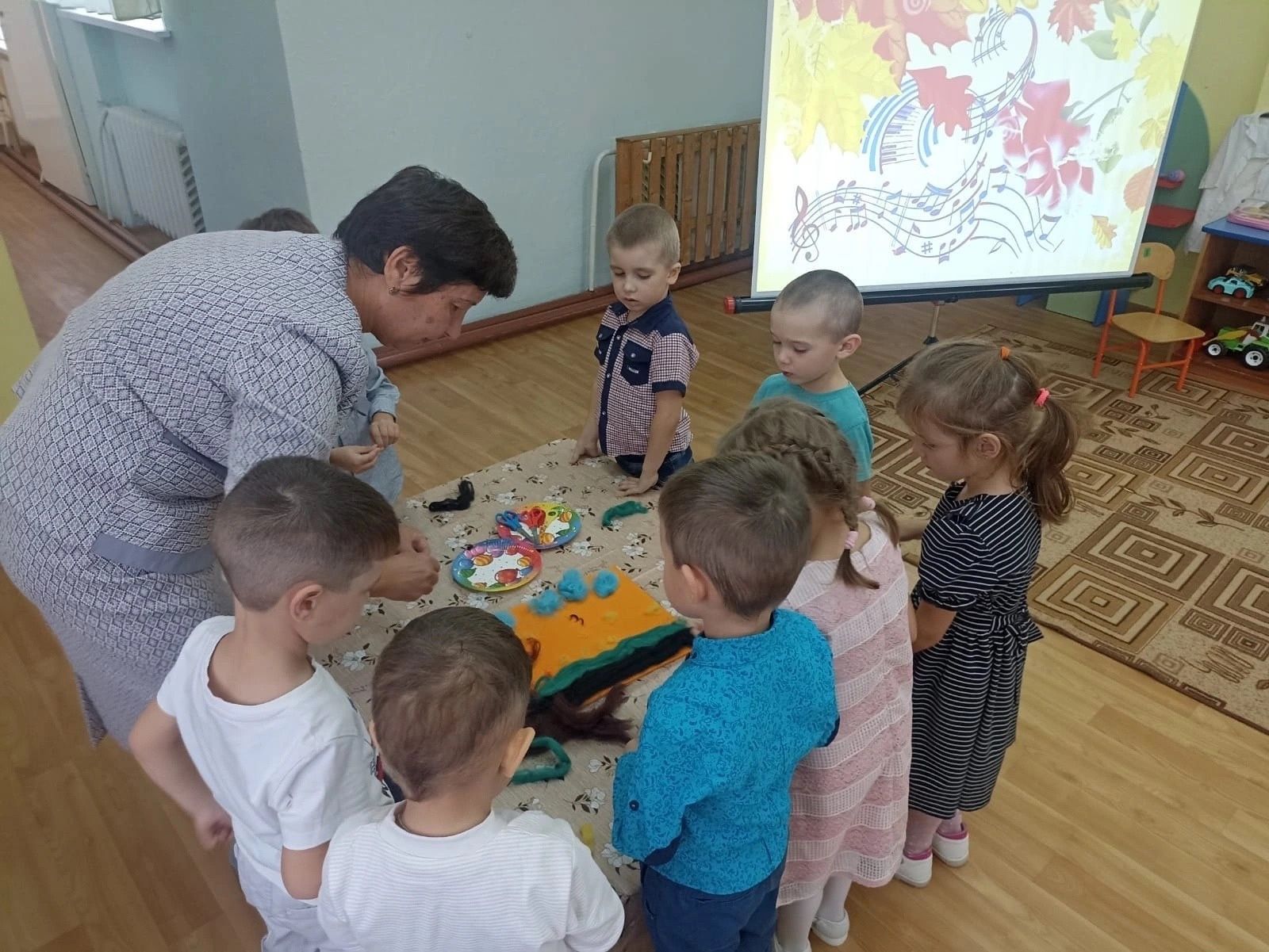 В детском саду «Лэйсэн» в деревне Калмаш прошел семинар воспитателей на тему «Воспитатель - это призвание души» приуроченный году педагога наставника