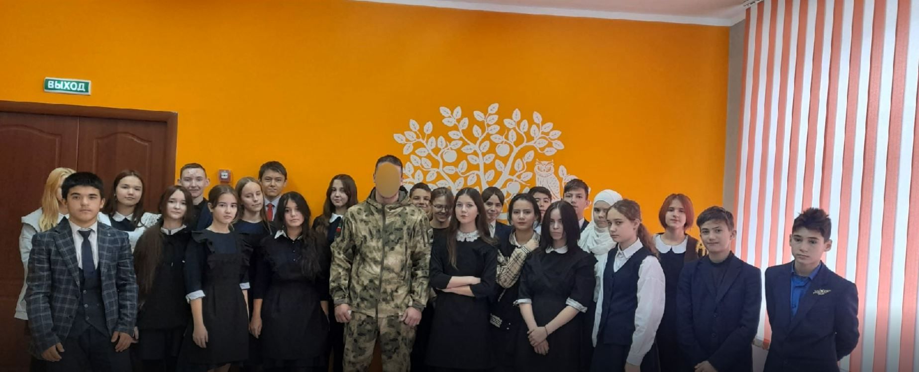 В Нижнесуыксинской школе прошла замечательная встреча с участником СВО