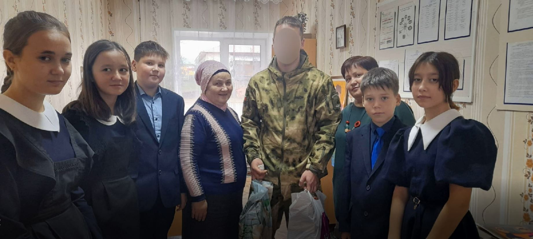 В Нижнесуыксинской школе прошла замечательная встреча с участником СВО