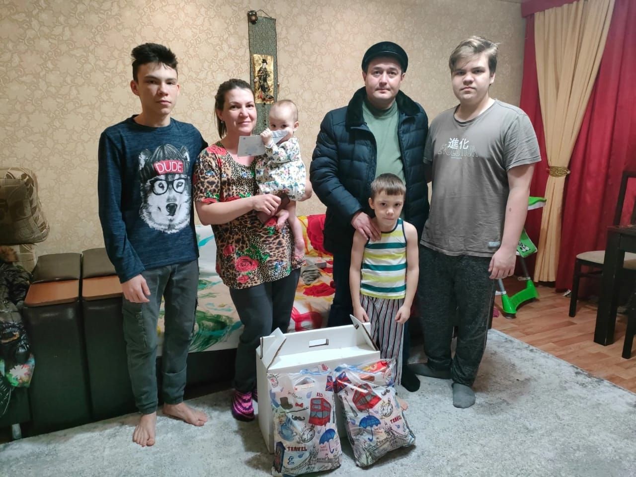 Семьи тукаевских военнослужащих поздравили с 23 февраля