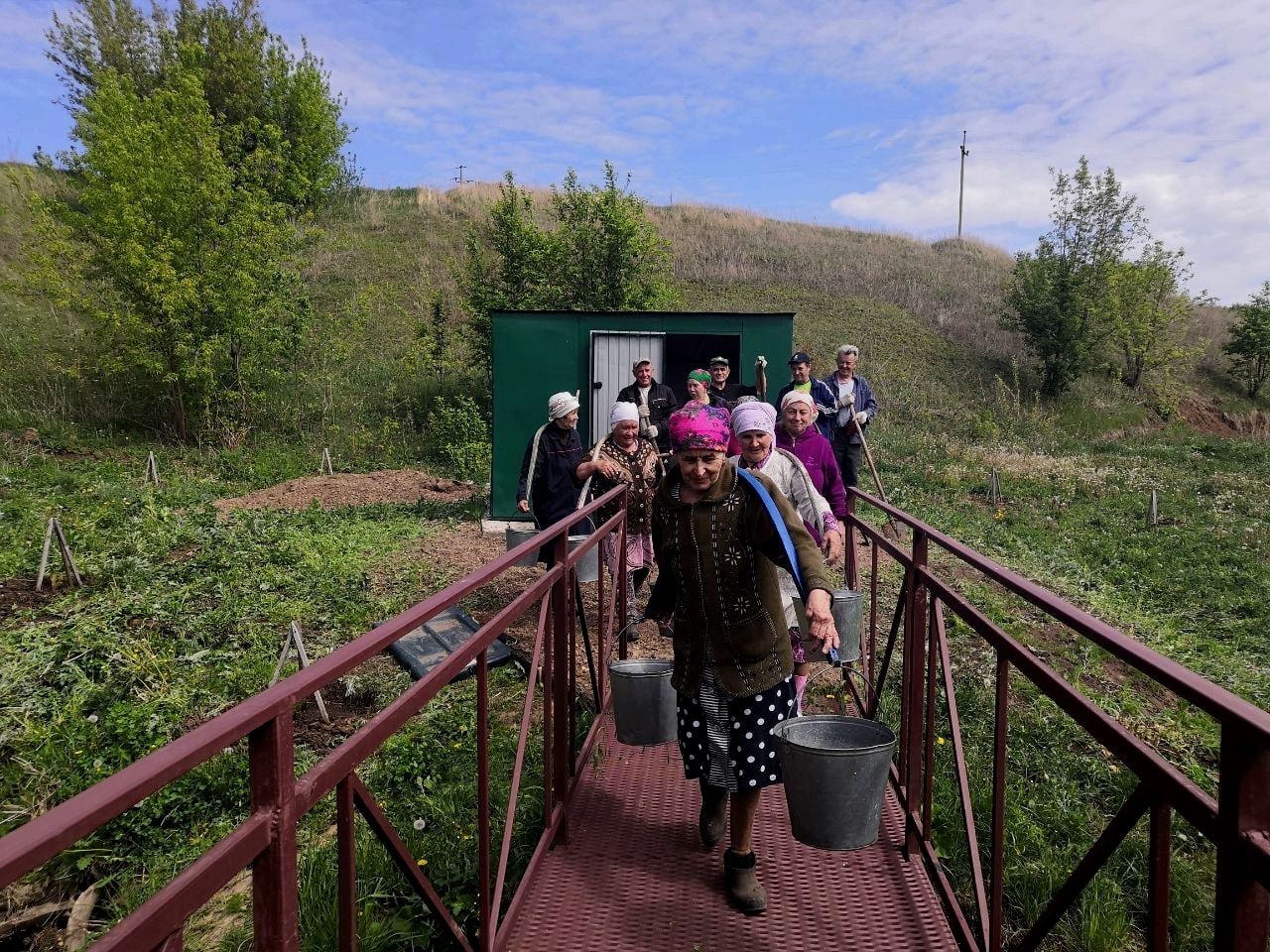 Таулар авылында кое чистарту һәм ремонтлауга багышланган чара узды