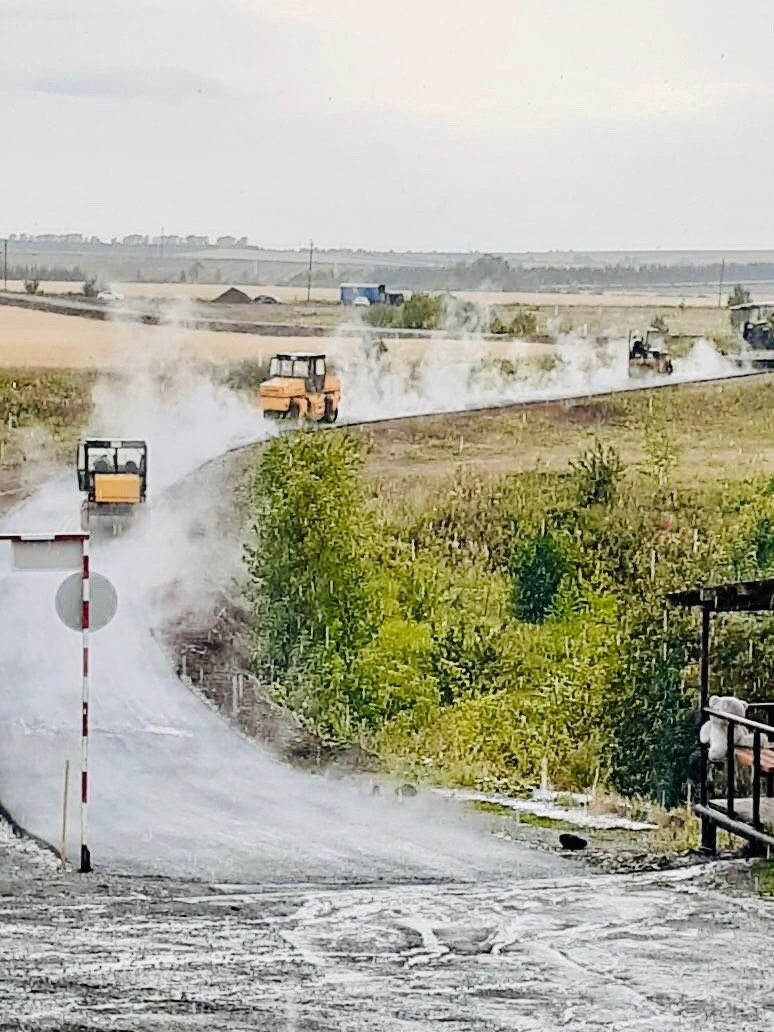 В СНТ РИЗ-1, Тукаевского района, подходят к завершению дорожные работы