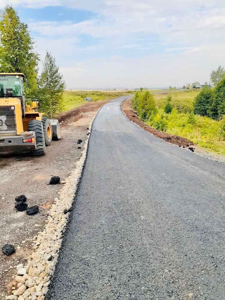 В СНТ РИЗ-1, Тукаевского района, подходят к завершению дорожные работы