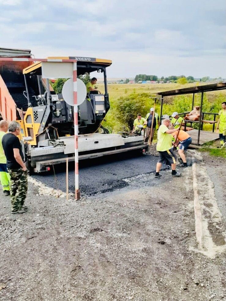 В СНТ РИЗ-1, Тукаевского района, подходят к завершению дорожные работы