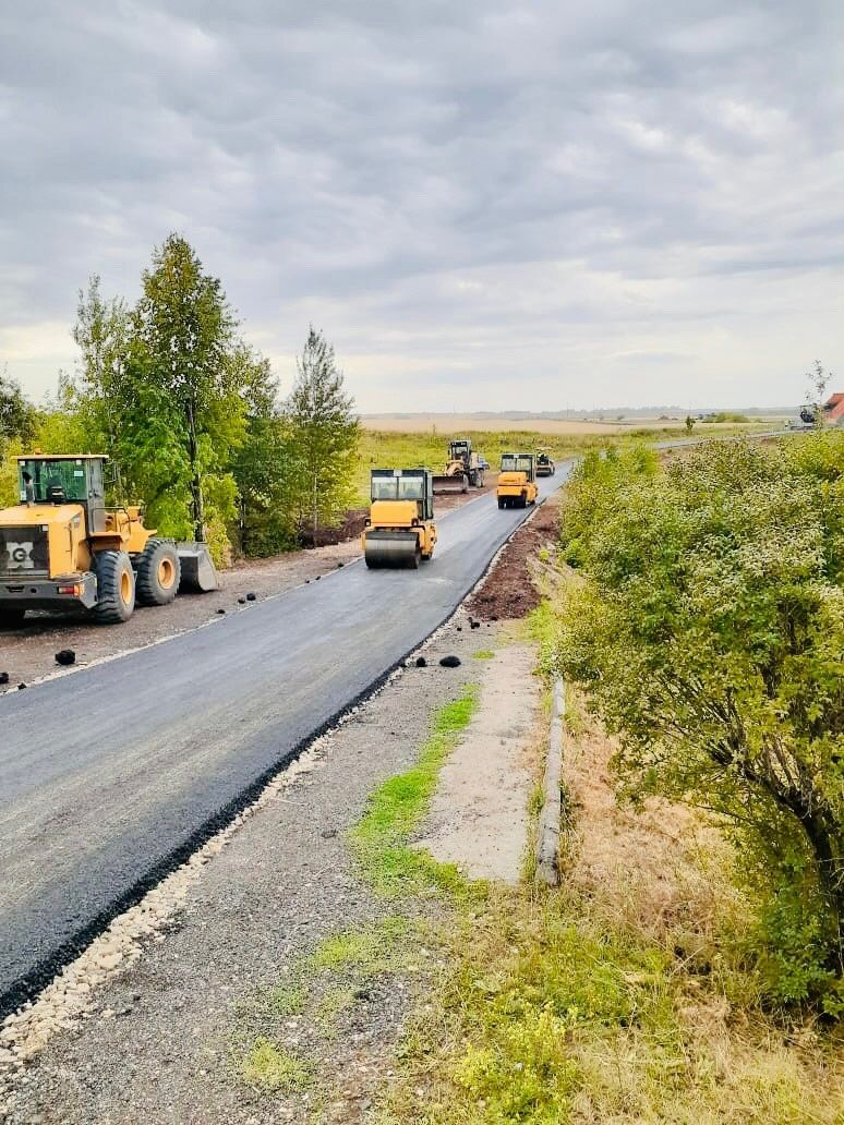 В СНТ РИЗ-1, Тукаевского района, подходят к завершению дорожные работы