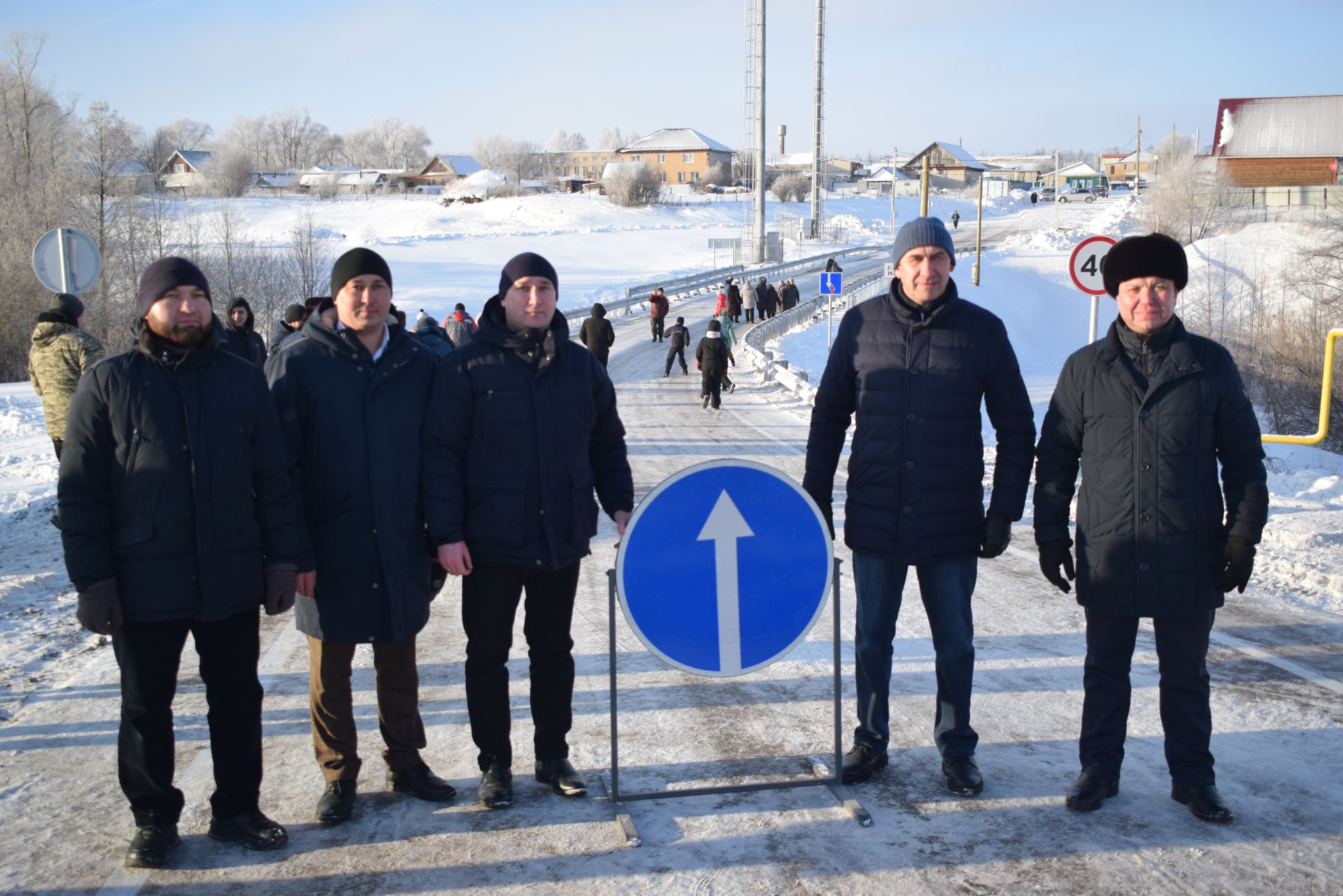 Состоялось торжественное открытие нового моста через реку Мелекес