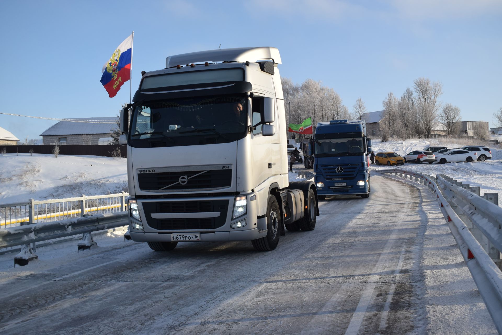 Состоялось торжественное открытие нового моста через реку Мелекес