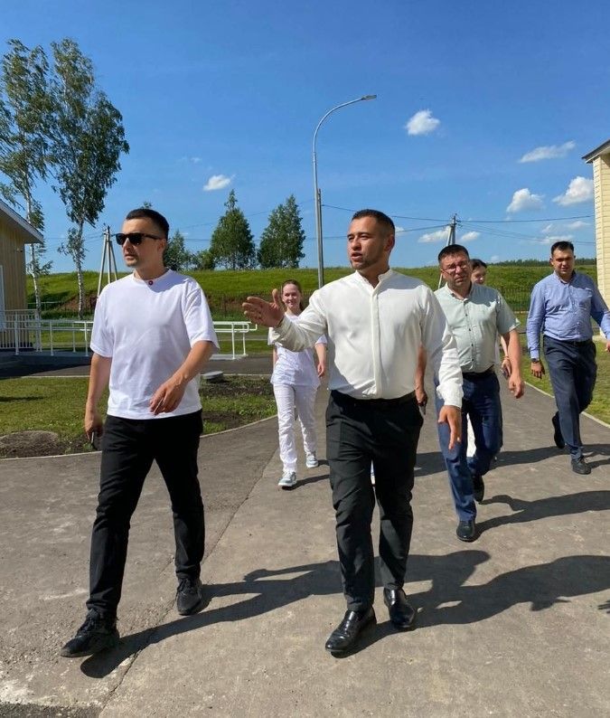 Помощник Раиса Республики Татарстан Тимур Сулейманов посетил лагерь «Балкыш»