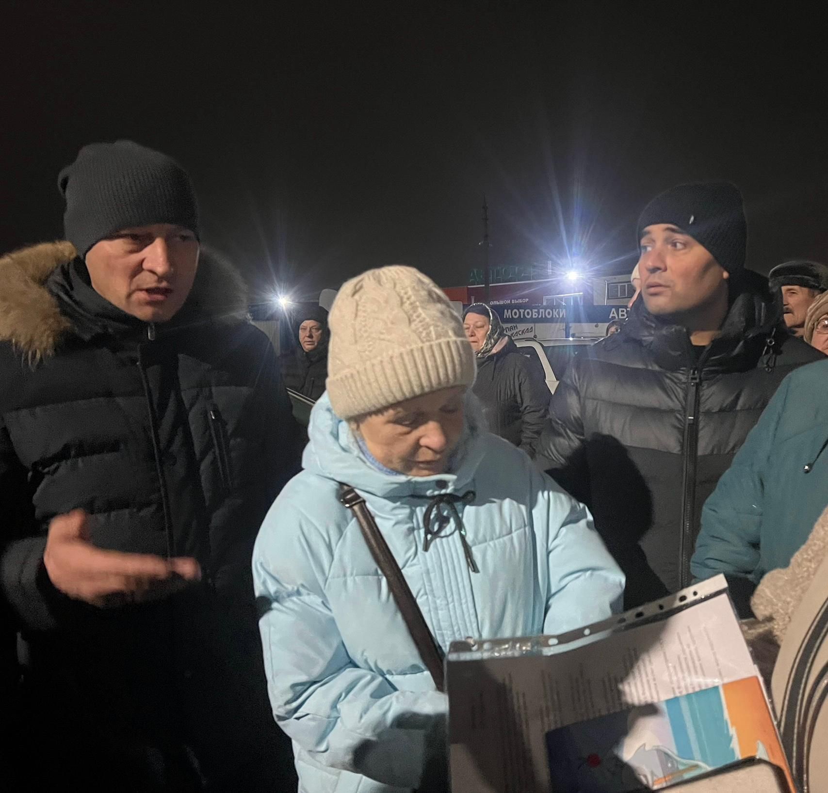 Состоялась встреча с жителями поселка Кама