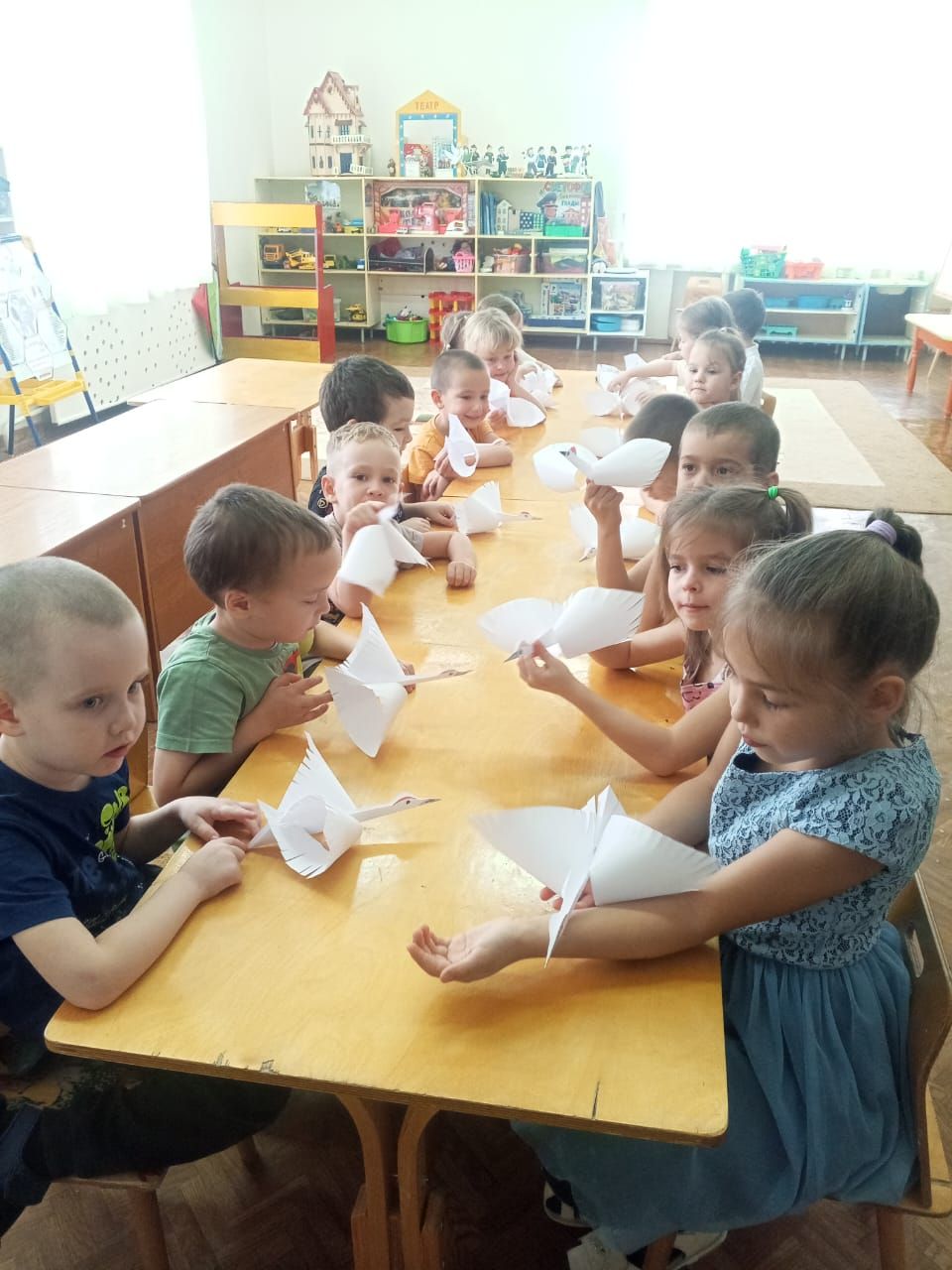 «Тополек» балалар бакчасында тәрбияләнүчеләр Бөтенроссия акциясендә катнаштылар