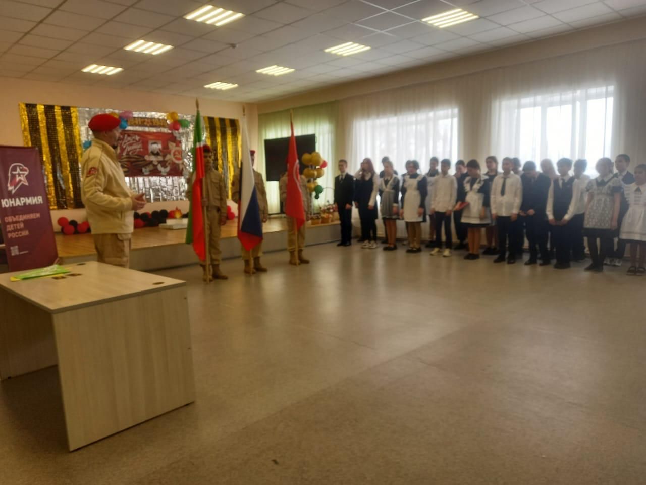 Укучыларны «ЮНАРМИЯ» сафларына кабул иттеләр