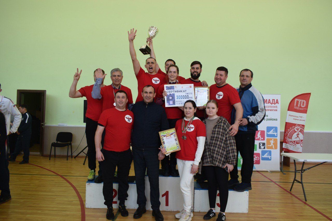 Менә алар, район спартакиадасы чемпионнары!
