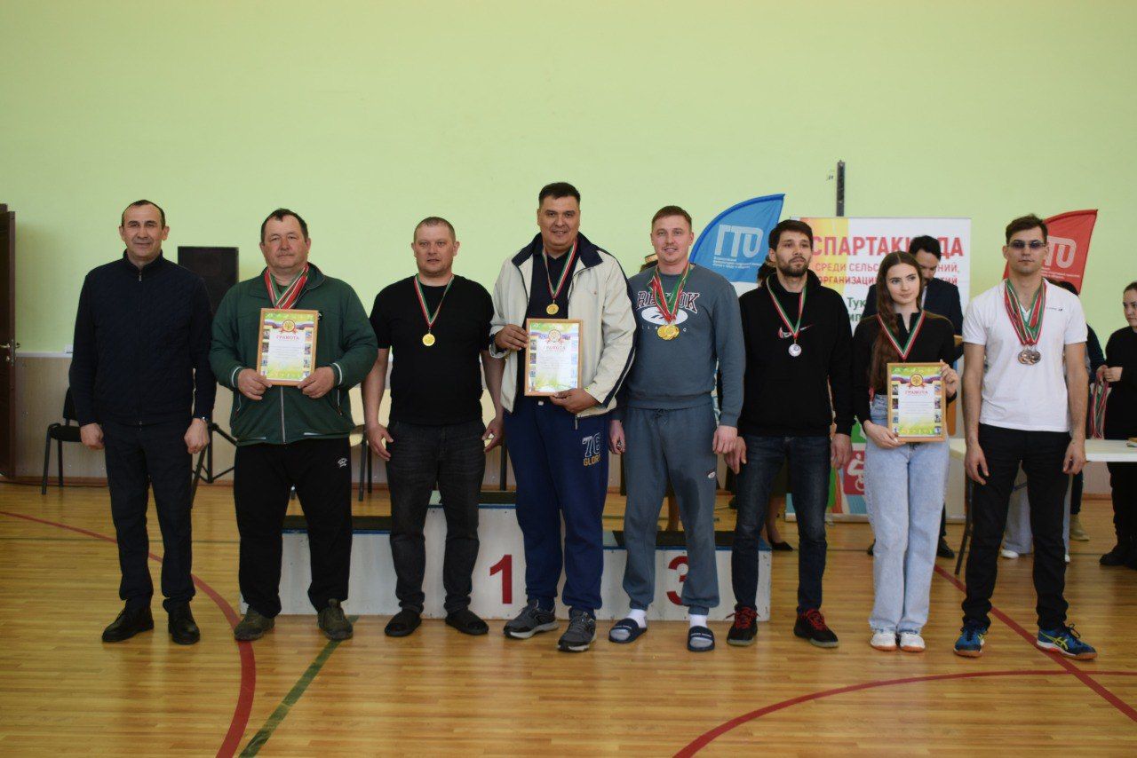 Менә алар, район спартакиадасы чемпионнары!