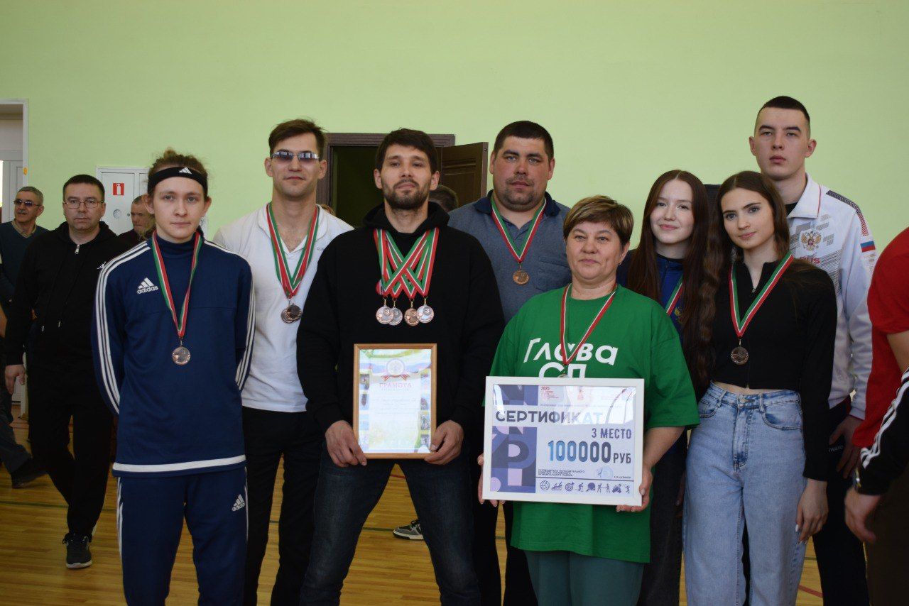 Менә алар, район спартакиадасы чемпионнары!