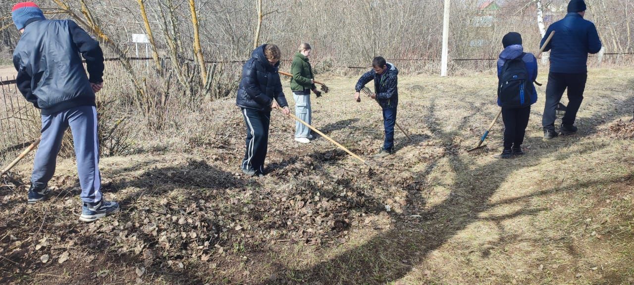 Школы района провели масштабный субботник