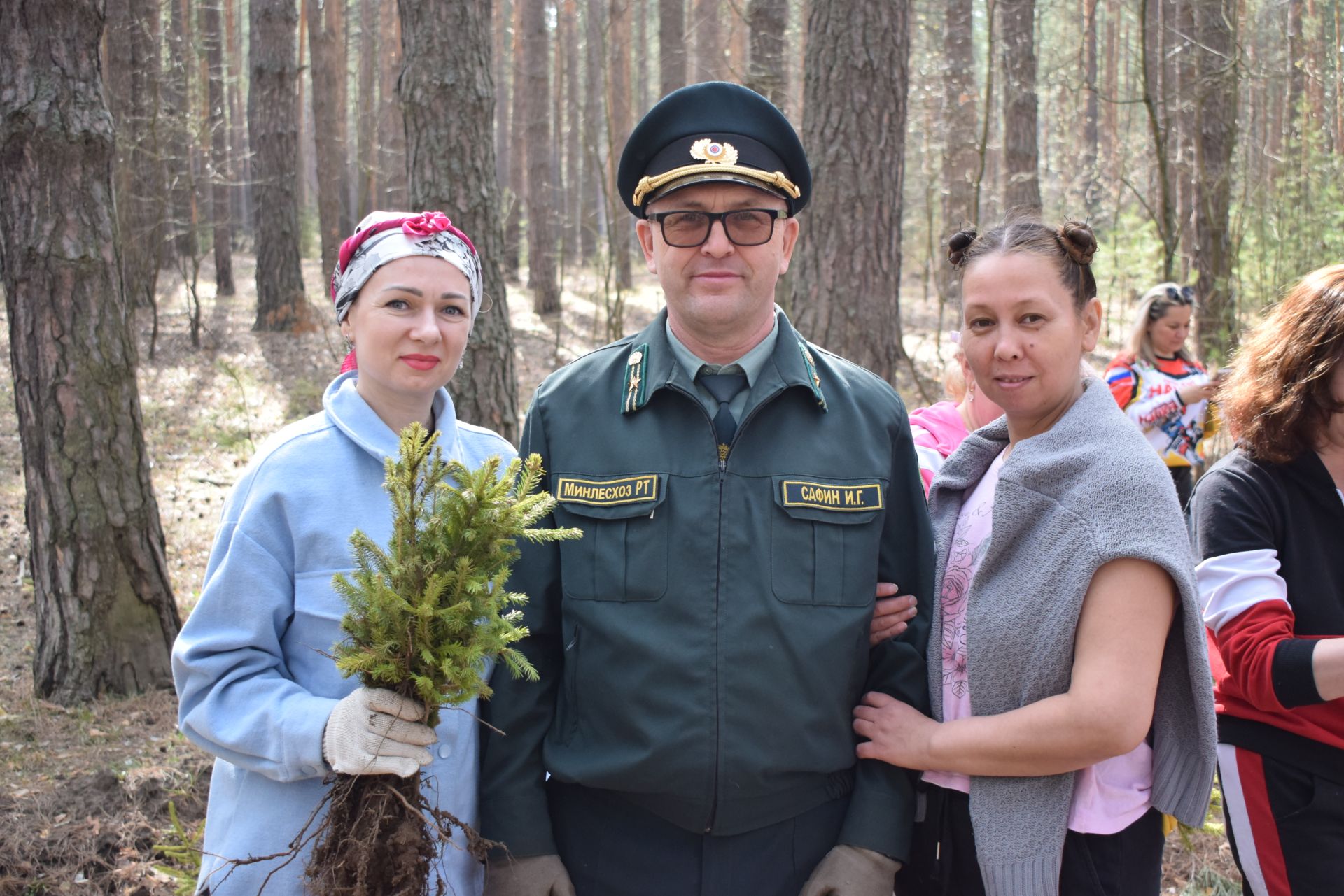 Киләчәк өчен 2000 агач: Тукай районында зур күләмдә чыршы утырту узды