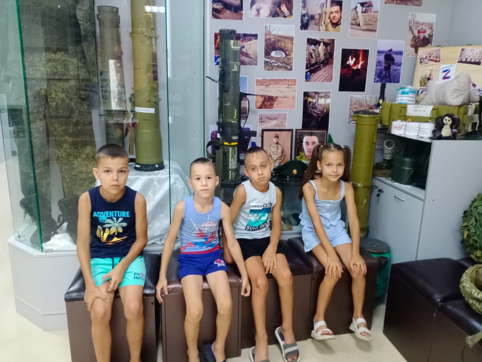 Балаларга музейга экскурсия оештырдылар