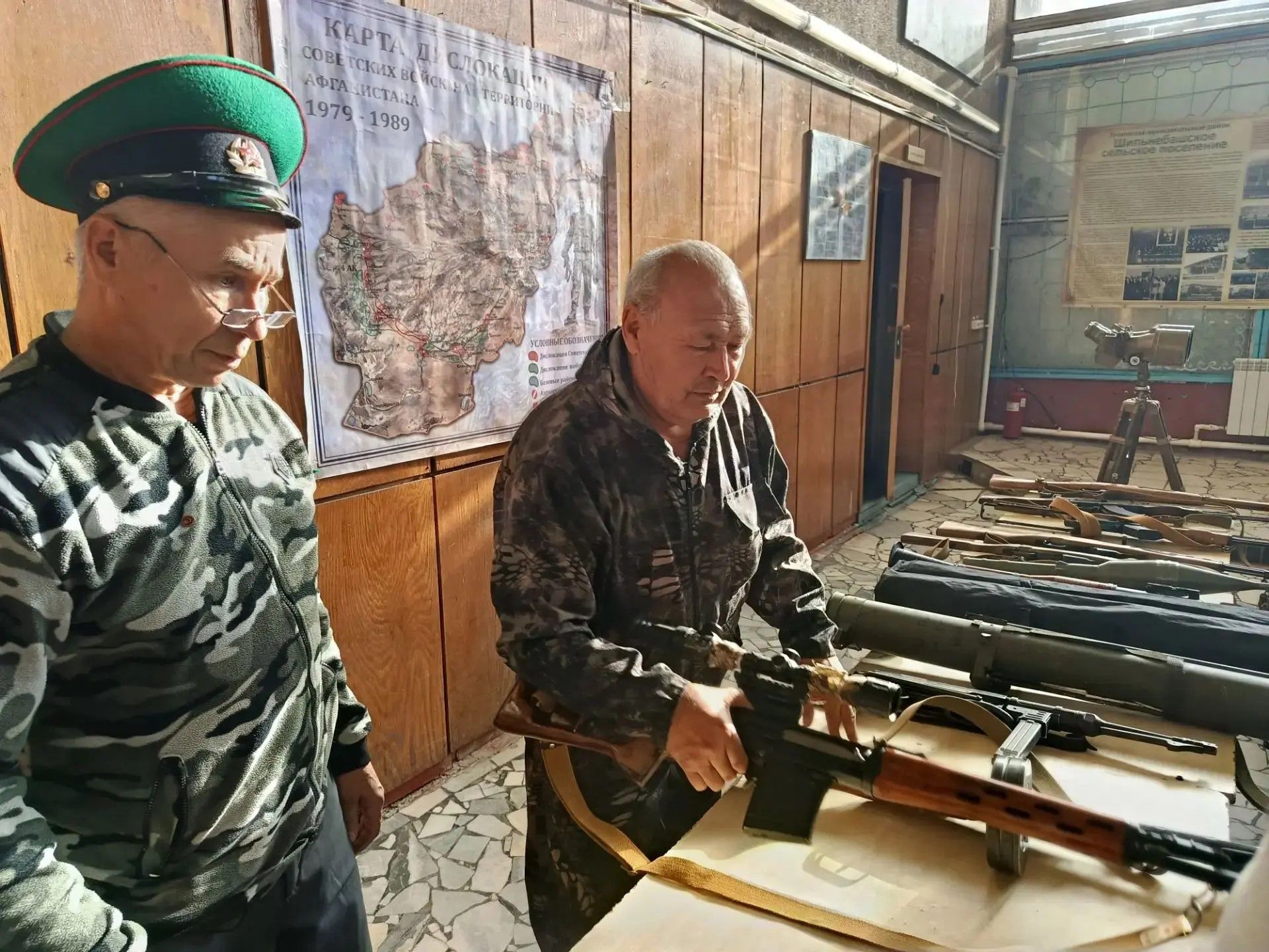 Живая история на границе села: передвижной музей «На защите границ» побывал в Шильнебаше