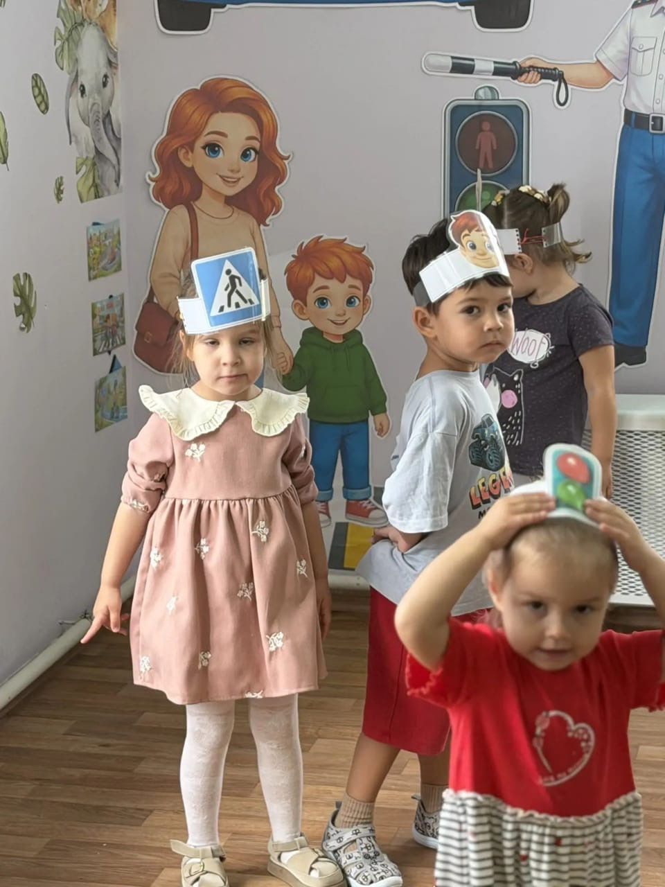 В детском саду «Звездочки» прошло интерактивное занятие по ПДД