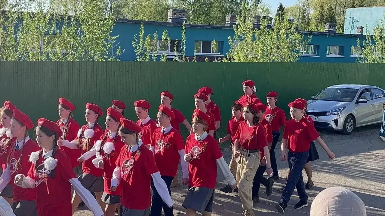 Парад для одного Героя: в селе Калмаш чествовали ветерана ВОВ