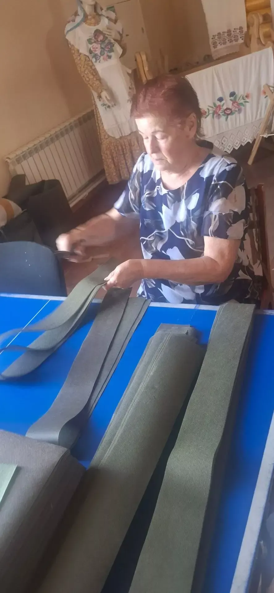 Жительницы деревни Старые Ерыклы готовят помощь для бойцов СВО