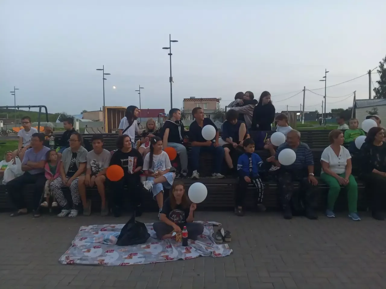 В селе Шильнебаш прошёл семейный кинопоказ под открытым небом