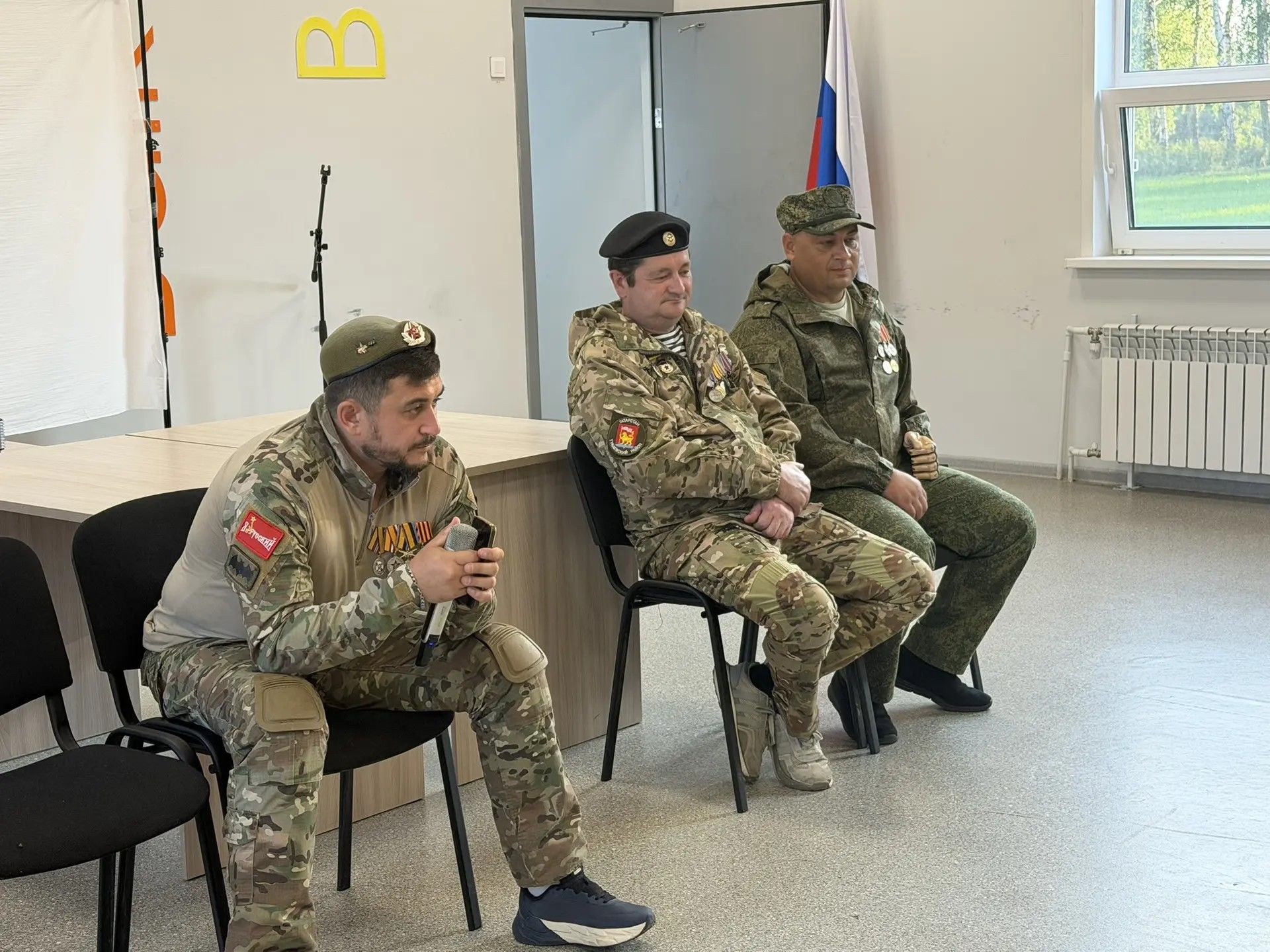 В лагере «Балкыш» прошел урок мужества с ветеранами СВО