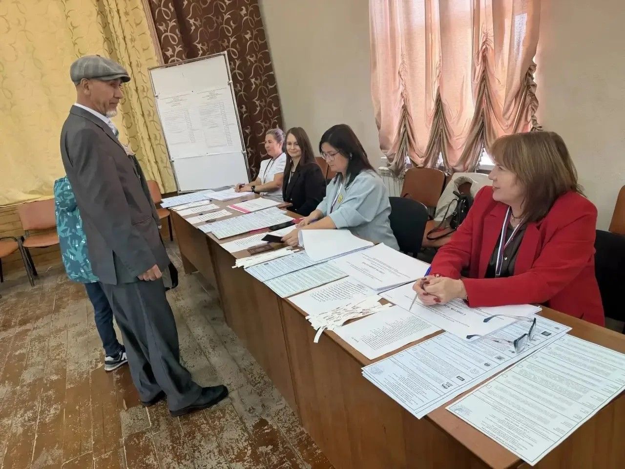 Как проходит голосование в селе Старые Ерыклы