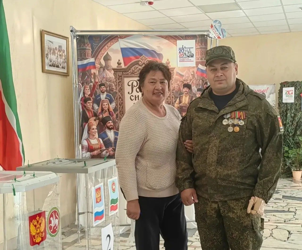 Ветераны СВО приняли участие в выборах в Тукаевском районе