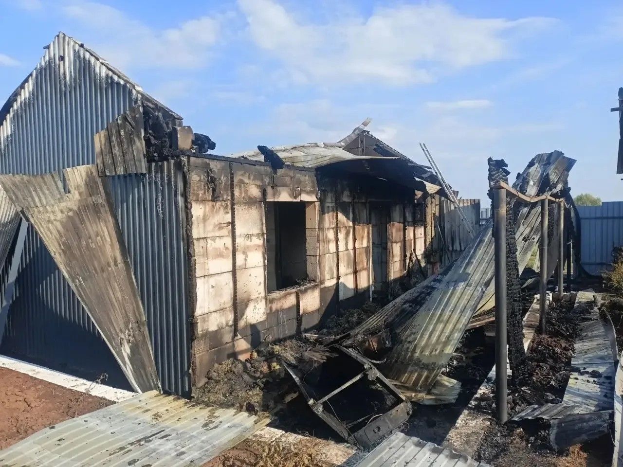 За один день в районе сгорели две бани