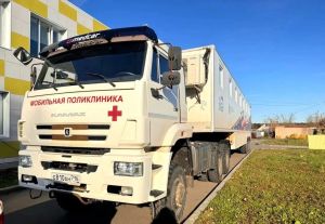 Мобильная поликлиника Городской больницы № 5 принимает пациентов в Тукаевском районе