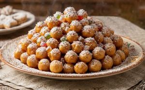 Куертылган сөттән ясалган вак шарчыклар