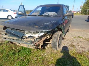 В Тукаевском районе при столкновении автомобилей пострадала женщина