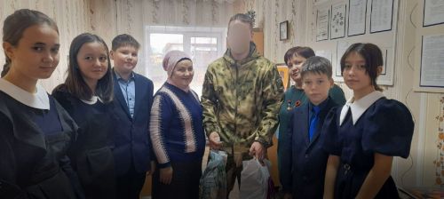 В Нижнесуыксинской школе прошла замечательная встреча с участником СВО