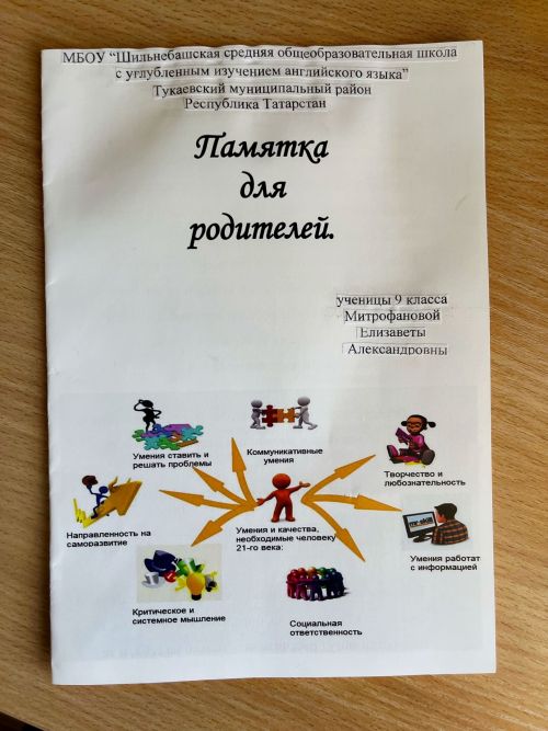В МБОУ «Шильнебашская СОШ» ученики 9 класса провели защиту индивидуальных проектов