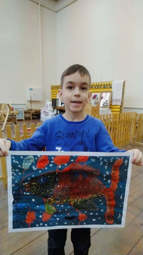 Иске Җирекле авылында һәр якшәмбе Дуслык күп функцияле үзәгендә балалар өчен иҗади дәресләр уза